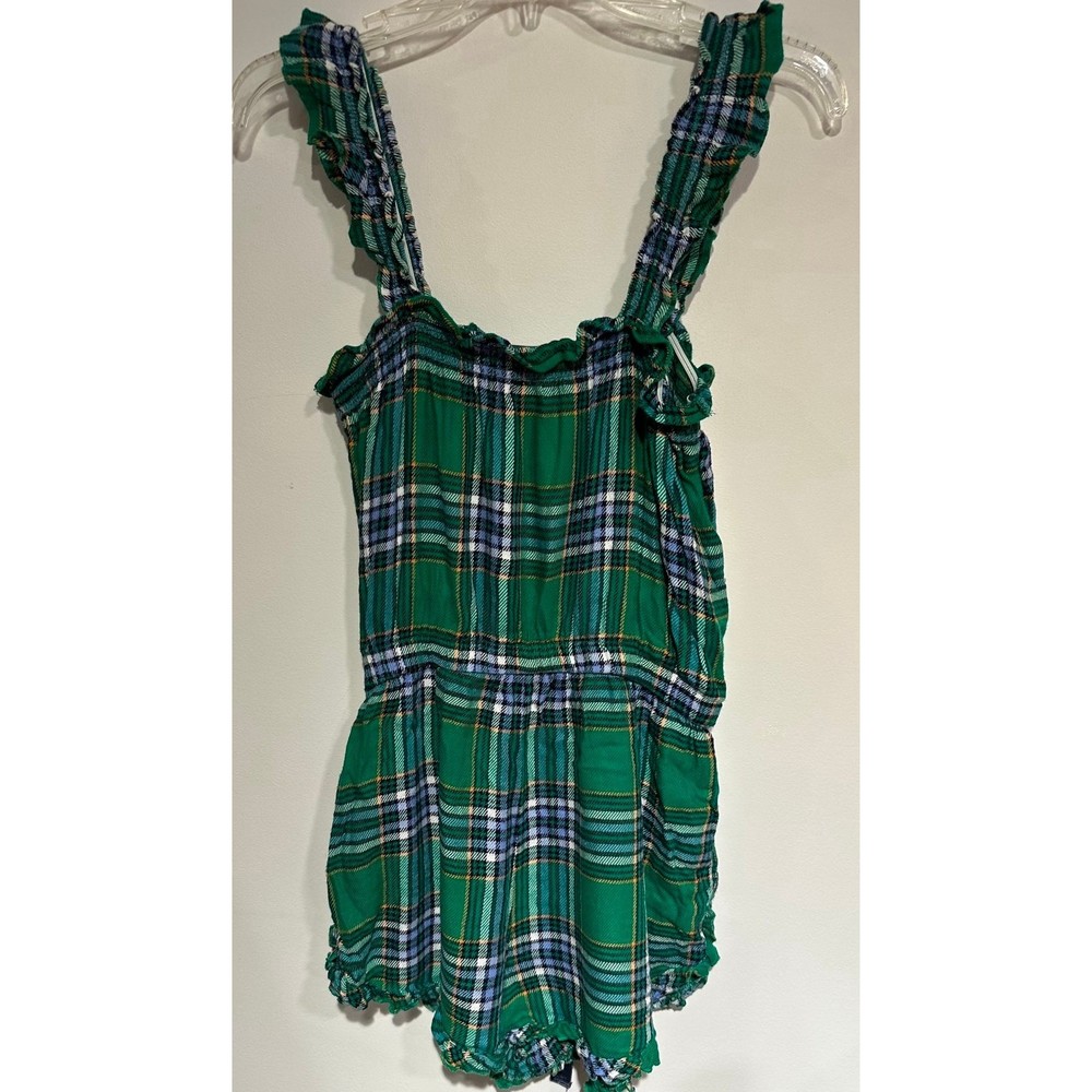 Aerie flannel romper sz medium